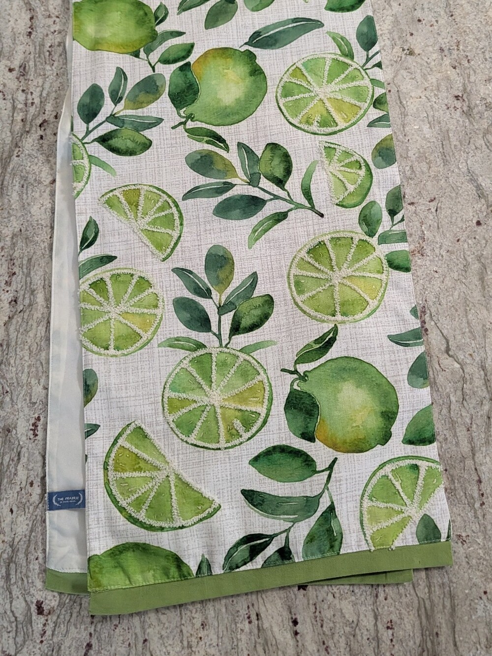 Rachel Ashwell Table Runner 16" x 72" Lime Green Shabby Chic NEW Prairie Cottage